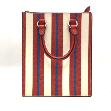  COACH コーチ ストライププリント CT900 マルチカラー