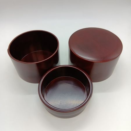  柴田慶信商店 曲げわっぱ きこり弁当箱 丸弁当箱 シバキ塗り 本体のみ