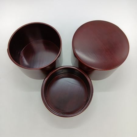  柴田慶信商店 曲げわっぱ きこり弁当箱 丸弁当箱 シバキ塗り 本体のみ