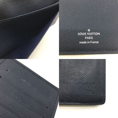  LOUIS VUITTON ルイヴィトン タイガ　長財布 M30502 ネイビー