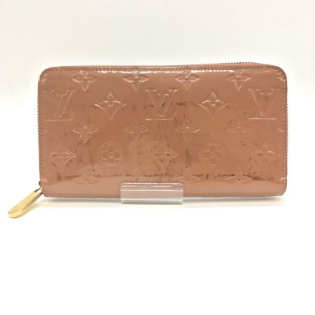  LOUIS VUITTON ルイヴィトン ヴェルニ ジッピーウォレットローズヴェルール  M91599 ベージュ