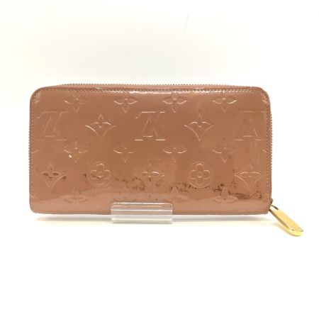  LOUIS VUITTON ルイヴィトン ヴェルニ ジッピーウォレットローズヴェルール  M91599 ベージュ