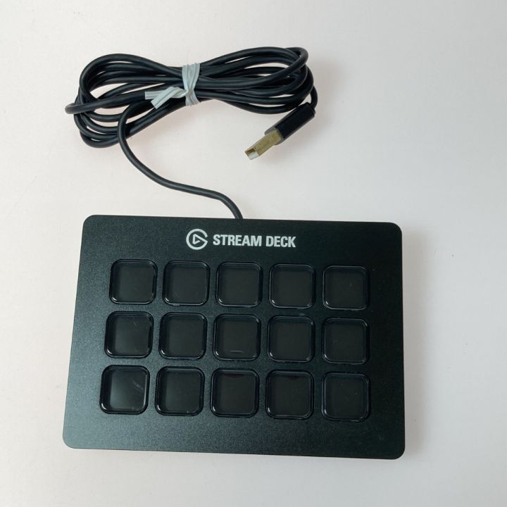 Elgato Stream Deck ストリームデック 15ボタン 20GAA9901 通電のみ