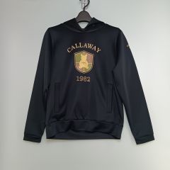  Callaway キャロウェイ ベア ダンボール スウェットパーカー Mサイズ ゴルフウェア レディース ブラック Bランク