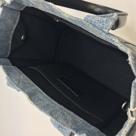  BALENCIAGA バレンシアガ 2WAYトートバッグ ハードウェアスモール  デニム 671402 ブルー