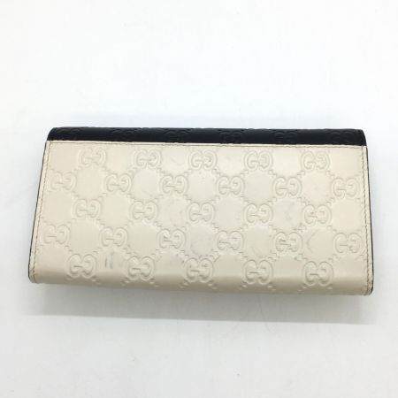  GUCCI グッチ GGスプリーム チェーンウォレット  453506 ブラック×ホワイト