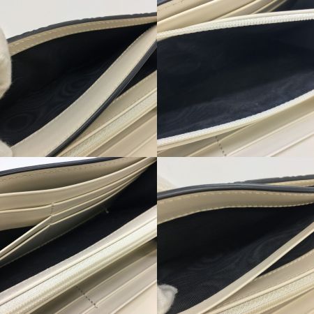  GUCCI グッチ GGスプリーム チェーンウォレット  453506 ブラック×ホワイト