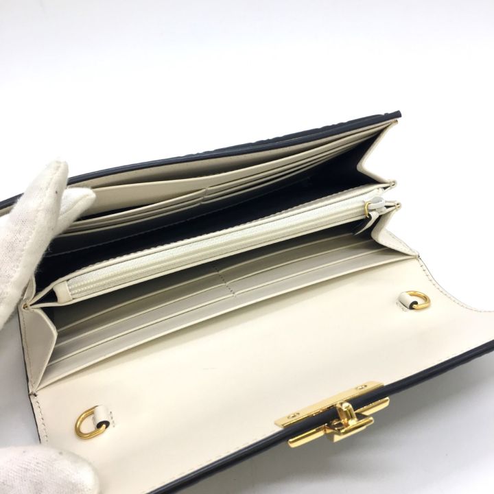 GUCCI グッチ GGスプリーム チェーンウォレット 453506 ブラック  