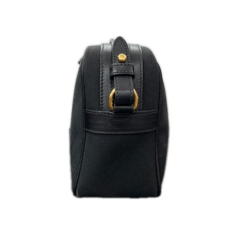  PRADA プラダ ショルダーバッグ　ロゴジャガード　リボン 1BH089 ブラック