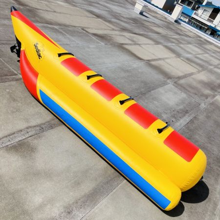  SEDIAC バナナボート 4人乗り 水上 雪上 ハンドポンプ付