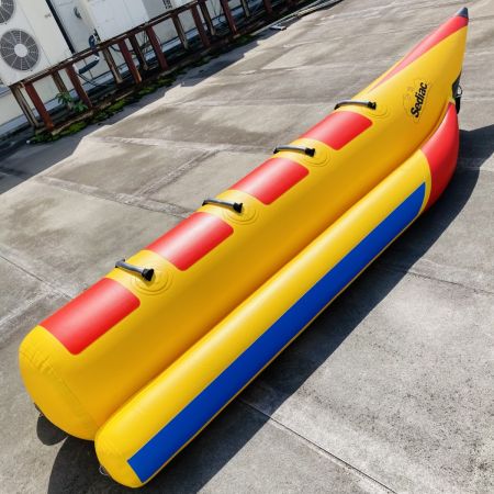  SEDIAC バナナボート 4人乗り 水上 雪上 ハンドポンプ付