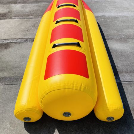  SEDIAC バナナボート 4人乗り 水上 雪上 ハンドポンプ付