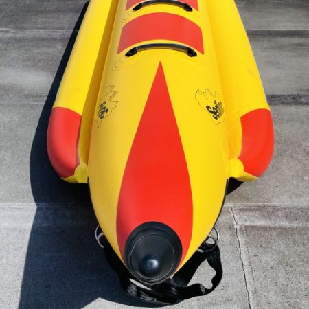  SEDIAC バナナボート 4人乗り 水上 雪上 ハンドポンプ付