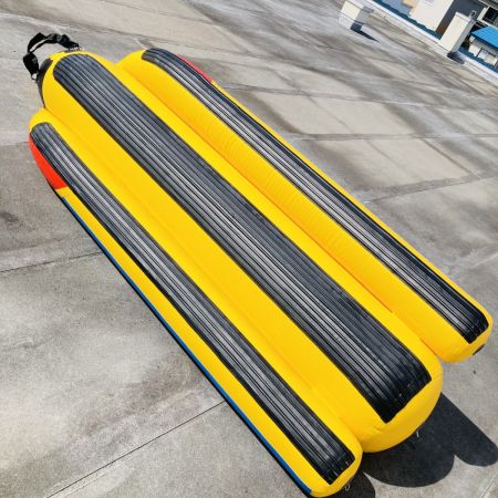  SEDIAC バナナボート 4人乗り 水上 雪上 ハンドポンプ付