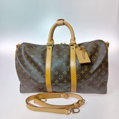  LOUIS VUITTON ルイヴィトン キーポル･バンドリエール 45 ボストンバッグ 旅行鞄 M41418 ブラウン Bランク