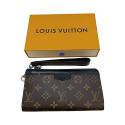 ◎◎ LOUIS VUITTON ルイヴィトン モノグラムマカサー ジッピー ドラゴンヌ 長財布 M69407 ブラウン 箱付 RFID確認済 Bランク