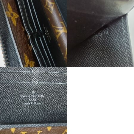  LOUIS VUITTON ルイヴィトン モノグラムマカサー ジッピー ドラゴンヌ 長財布 M69407 ブラウン 箱付 RFID確認済