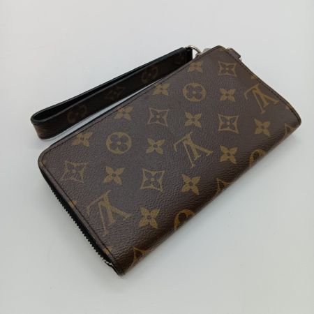  LOUIS VUITTON ルイヴィトン モノグラムマカサー ジッピー ドラゴンヌ 長財布 M69407 ブラウン 箱付 RFID確認済