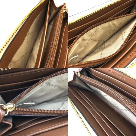  MICHAEL KORS マイケルコース JET SET TRAVEL ウォレット ラージ - MKシグネチャー 35F8GTVZ3B アイボリー