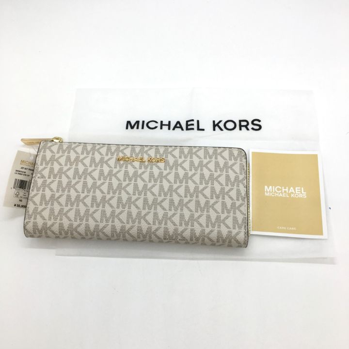 MICHAEL KORS マイケルコース JET SET TRAVEL ウォレット ラージ - MK