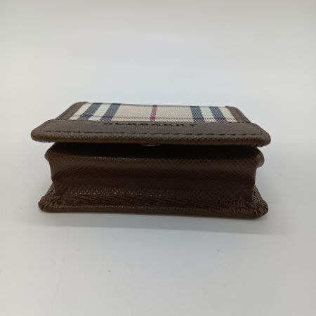  BURBERRY バーバリー ノバチェック コインケース 財布 ブラウン  箱付
