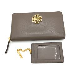  TORY BURCH トリーバーチ ブリテン ジップ アラウンド ウォレット ・パスケース付き  1410004 Bランク