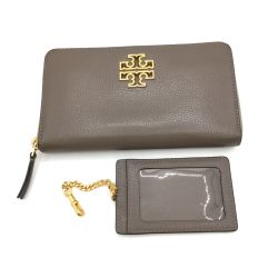 ◎◎ TORY BURCH トリーバーチ ブリテン ジップ アラウンド ウォレット ・パスケース付き  1410004 Bランク