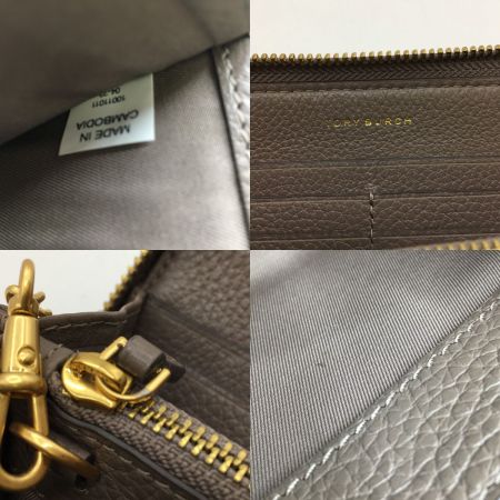  TORY BURCH トリーバーチ ブリテン ジップ アラウンド ウォレット ・パスケース付き  1410004