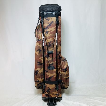  Jack Bunny!! ジャックバニー キャディバッグ スタンドバッグ 迷彩柄 6分割 2.75kg ダメージ多