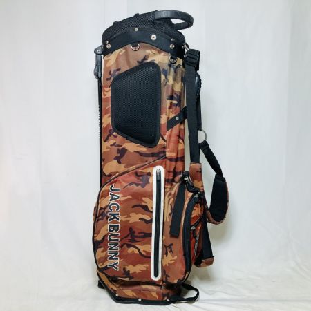  Jack Bunny!! ジャックバニー キャディバッグ スタンドバッグ 迷彩柄 6分割 2.75kg ダメージ多