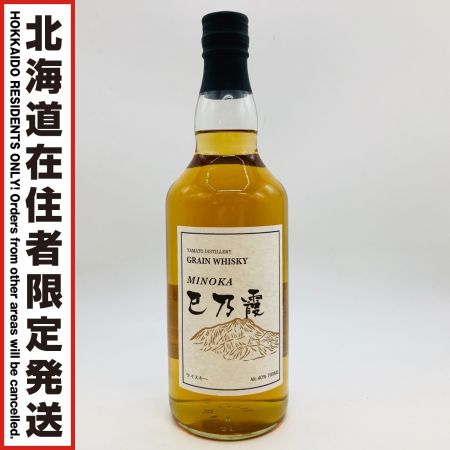 【北海道内限定発送】 巳乃霞 MINOKA GRAIN WHISKY グレーン ウイスキー 700ml 40% 箱無 未開栓