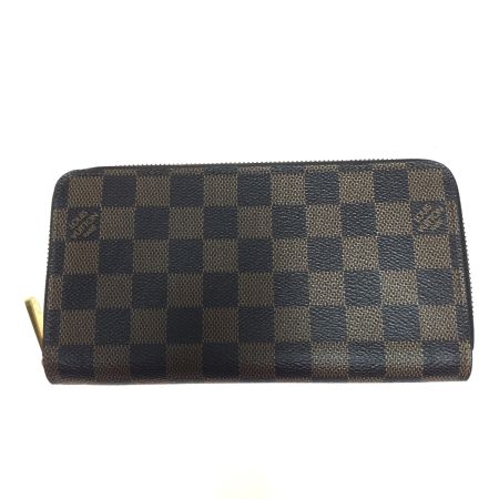  LOUIS VUITTON ルイヴィトン ダミエ ジッピーウォレット N41661 ブラウン