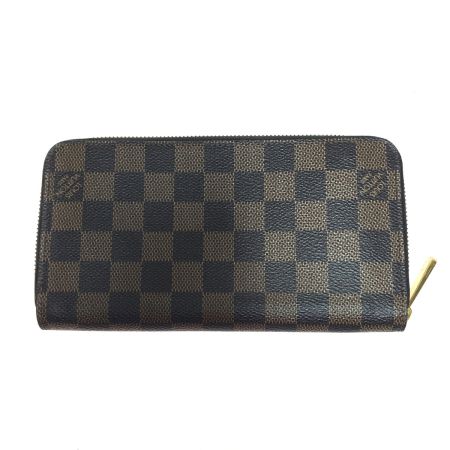  LOUIS VUITTON ルイヴィトン ダミエ ジッピーウォレット N41661 ブラウン