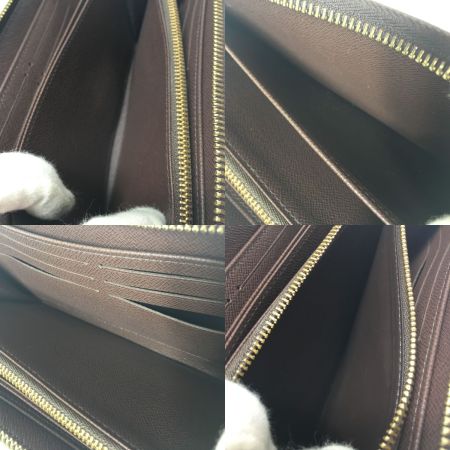  LOUIS VUITTON ルイヴィトン ダミエ ジッピーウォレット N41661 ブラウン
