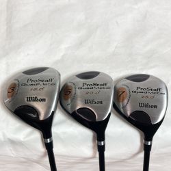 ◎◎ Wilson ウィルソン PROSTAFF QUADMETAL 3FW 5FW 7FW フェアウェイウッド 3本セット Cランク