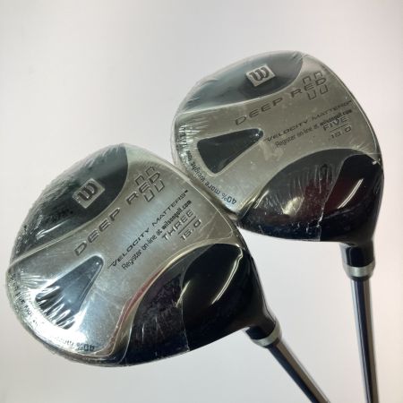  Wilson ウィルソン DEEP RED 15° 18° 3FW 5FW フェアウェイウッド 2本セット Dynamic Gold R300