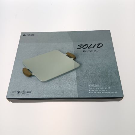  Dr.HOWS ソリッド グリルパン 31cm ホワイト IH対応 直火対応