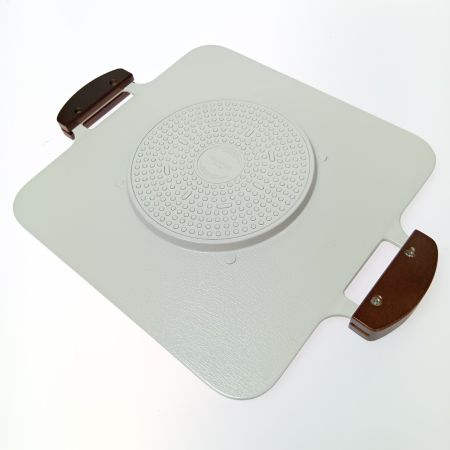  Dr.HOWS ソリッド グリルパン 31cm ホワイト IH対応 直火対応