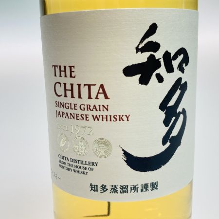 【北海道内限定発送】 SUNTORY サントリー 知多 THE CHITA ジャパニーズウイスキー 700ml 43度 未開栓