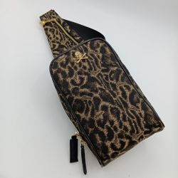 ◎◎ roen ロエン ボディーバッグ レオパード スカル Bランク