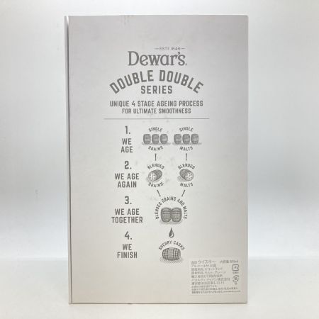 Dewar's デュワーズダブルダブル 21年 ウイスキー 500ml 46% 箱付 未開栓