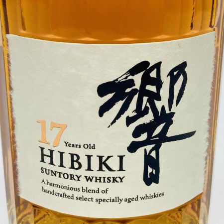 【北海道内限定発送】 HIBIKI サントリーヒビキ ジャパニーズ ウイスキー 17年 700ml 43% 未開栓