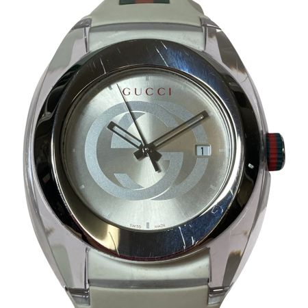  GUCCI グッチ シェリーライン メンズ クォーツ 腕時計 箱付 137.1