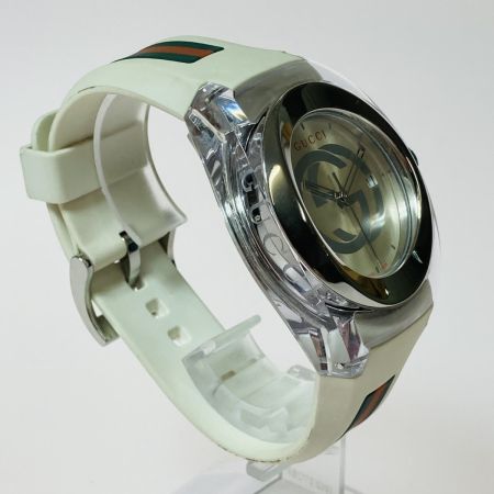  GUCCI グッチ シェリーライン メンズ クォーツ 腕時計 箱付 137.1