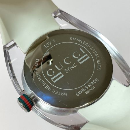  GUCCI グッチ シェリーライン メンズ クォーツ 腕時計 箱付 137.1