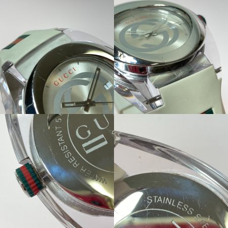  GUCCI グッチ シェリーライン メンズ クォーツ 腕時計 箱付 137.1
