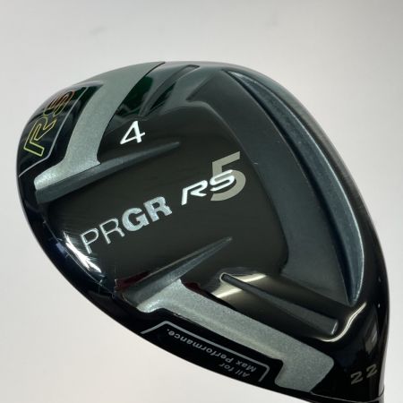  PRGR プロギア RS5 4UT 22° ユーティリティ REXIS KAIZA-Xh 8S リシャフト カバー付