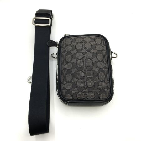  COACH コーチ メンズ　ショルダーバッグ シグネチャー  CH097 ブラック