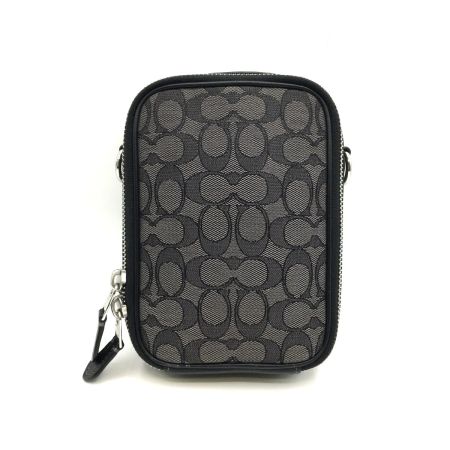  COACH コーチ メンズ　ショルダーバッグ シグネチャー  CH097 ブラック