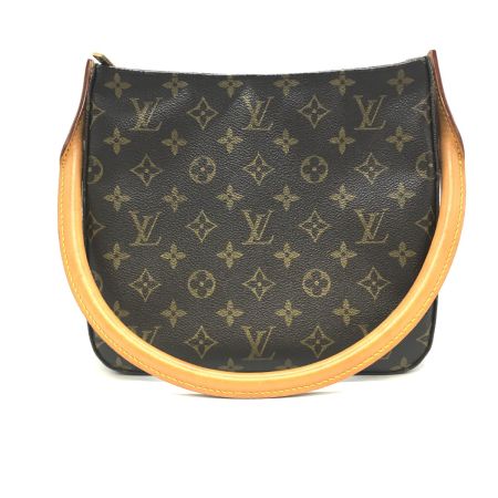  LOUIS VUITTON ルイヴィトン  モノグラム ルーピングMM ショルダーバック M51146 ブラウン
